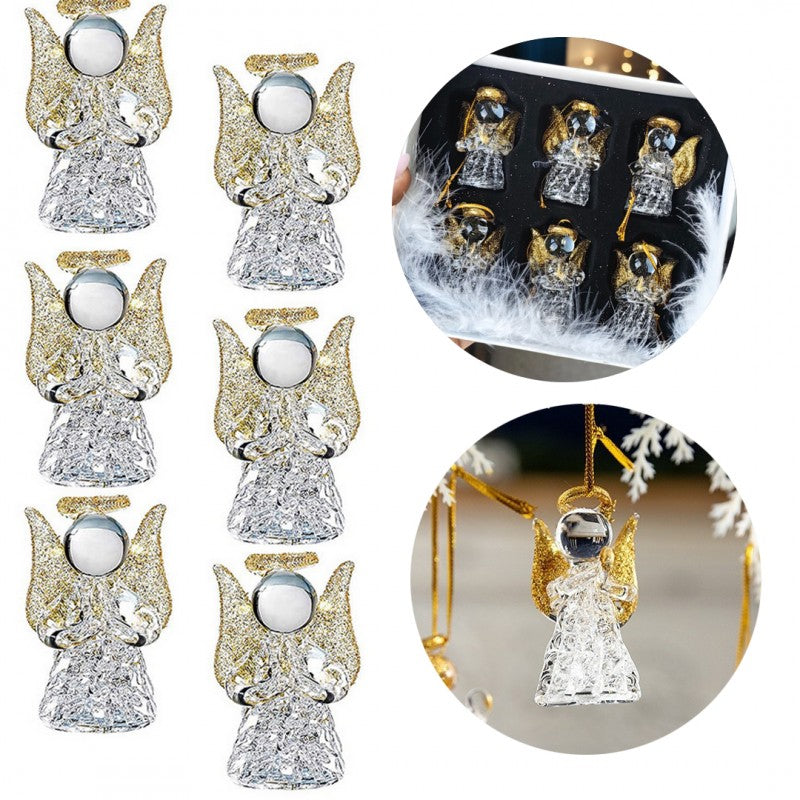 Ziemassvētku eglīšu rotaļlietas 6 gab. S5