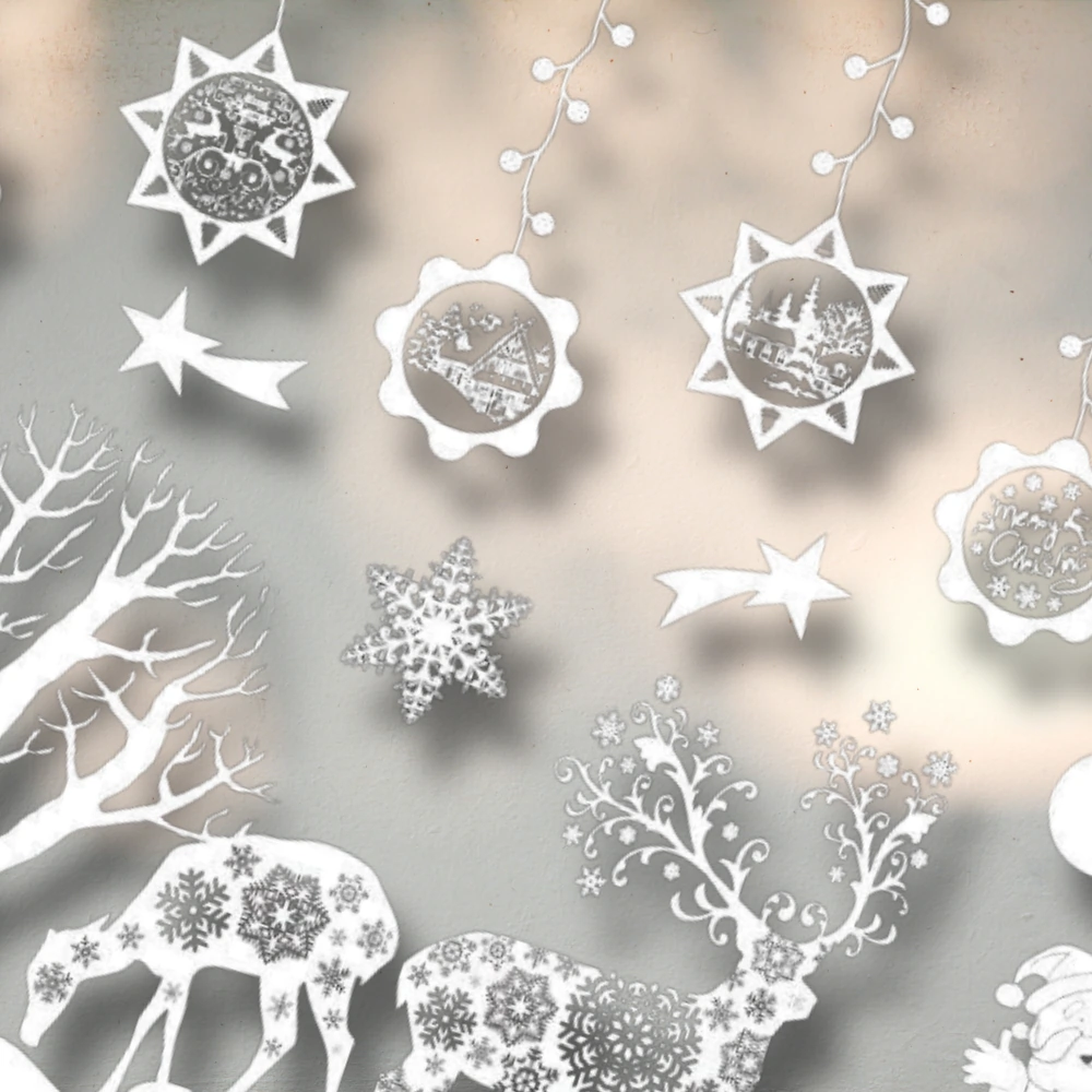 Ziemassvētku uzlīme logam P8