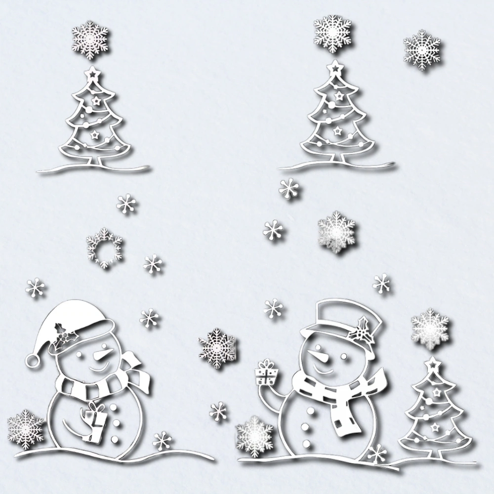 Ziemassvētku uzlīmes logiem P3