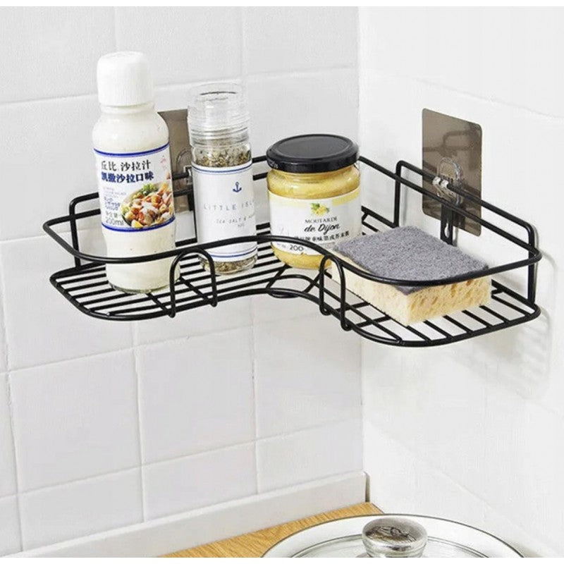 Stūra plaukts vannas istabas aksesuāriem, virtuves organizators - UCH14