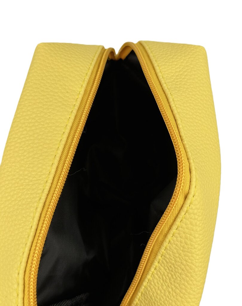 Ceļojuma kosmētikas somiņa, 22 x 10,5 x 9 cm, dzeltena