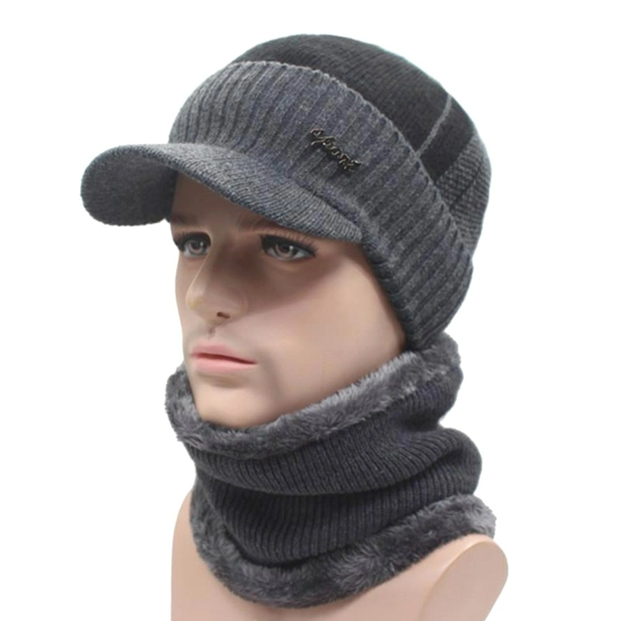 Vīriešu cepures un šalles komplekts S122-2