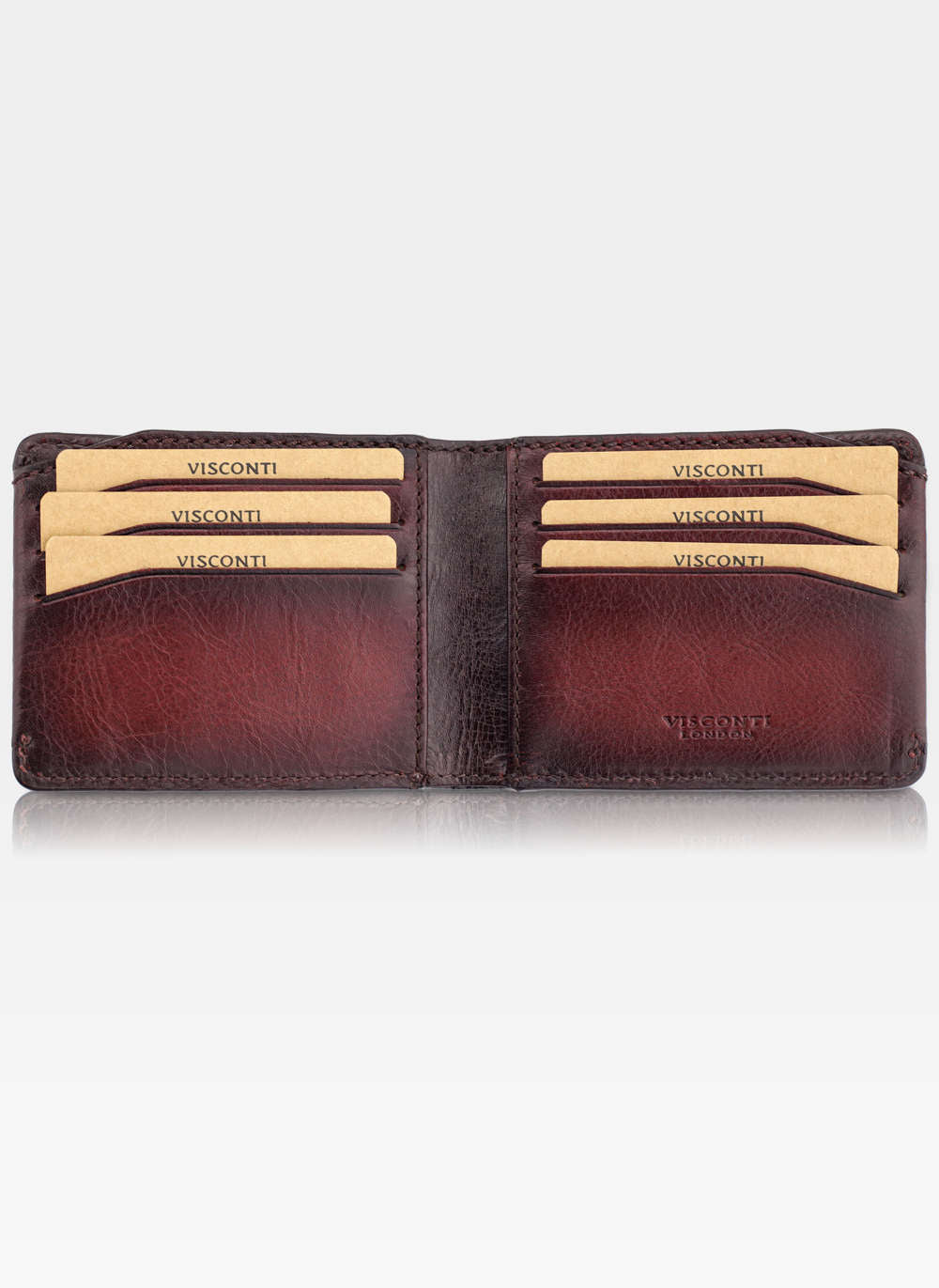 Vīriešu karšu maciņš Visconti MT-90, brūns S1049