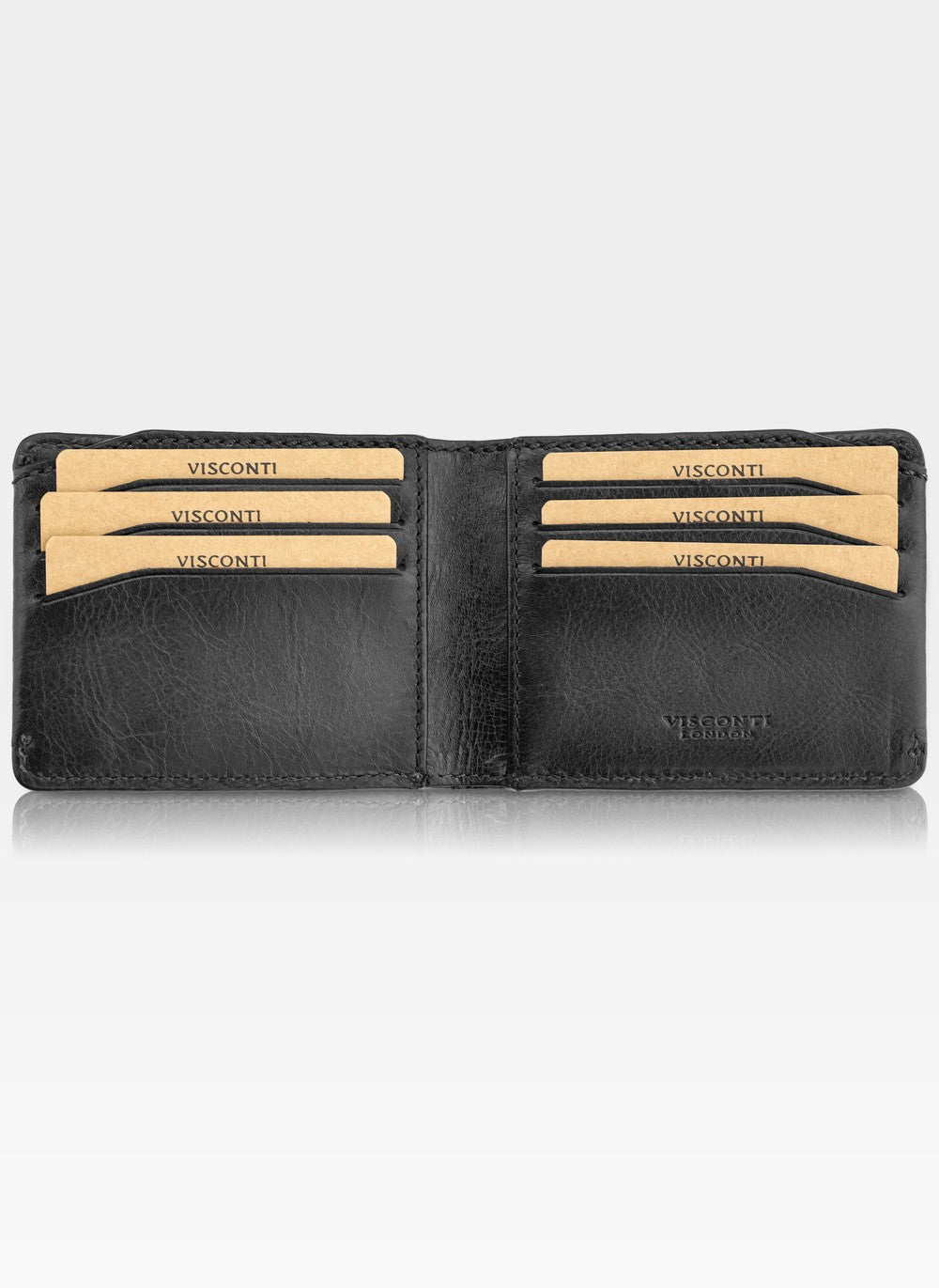 Vīriešu karšu maciņš Visconti MT-90, tumši pelēks S1048