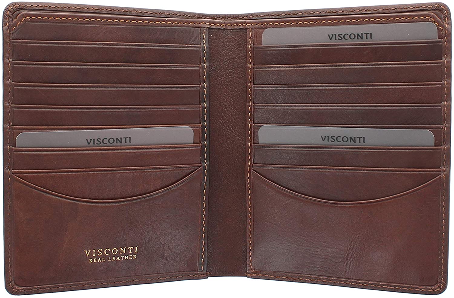 Vīriešu karšu maciņš Visconti TSC49 Tan S1043