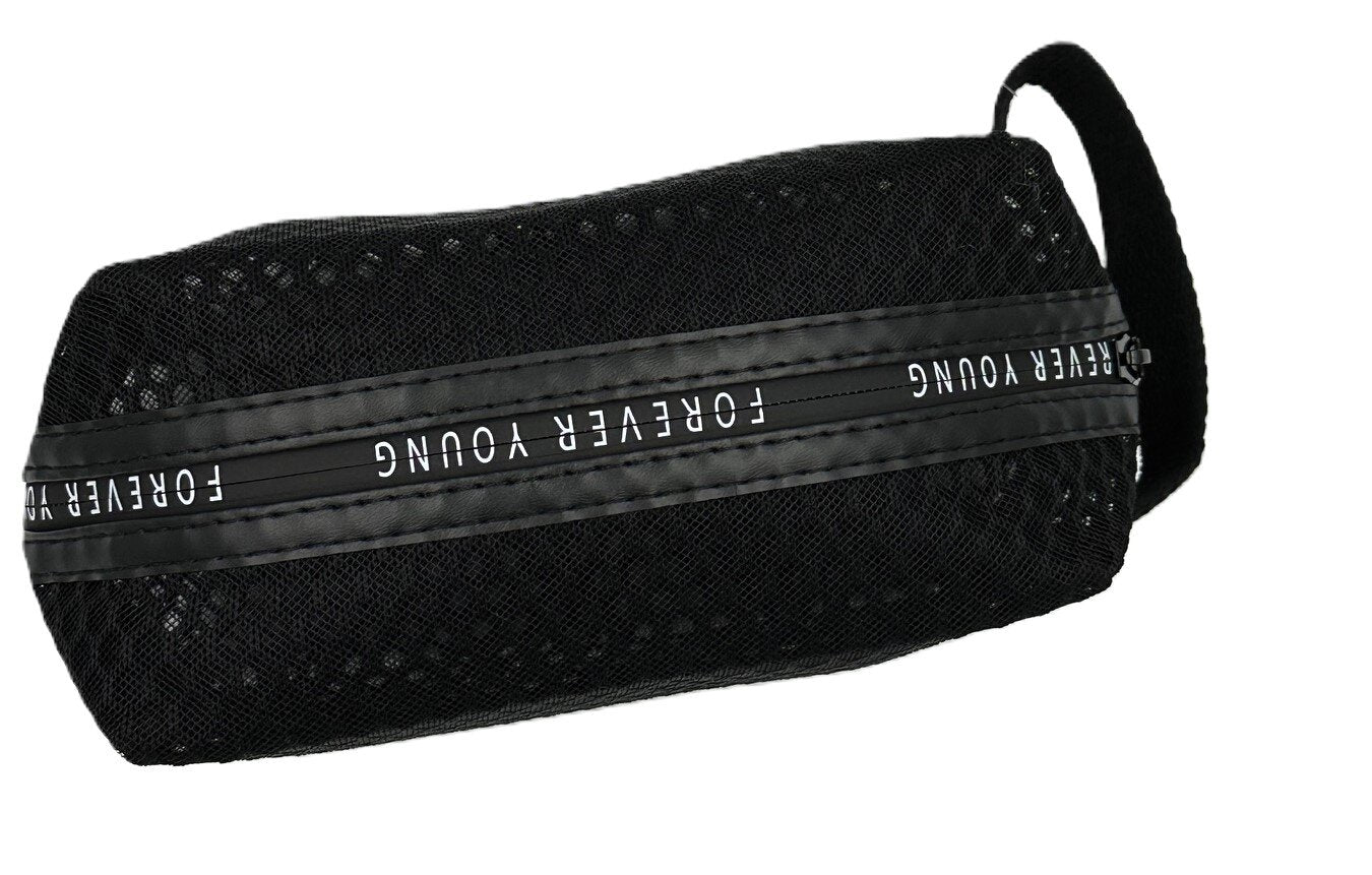 Kosmētikas soma, 20 x 11,5 x 10 cm, melna