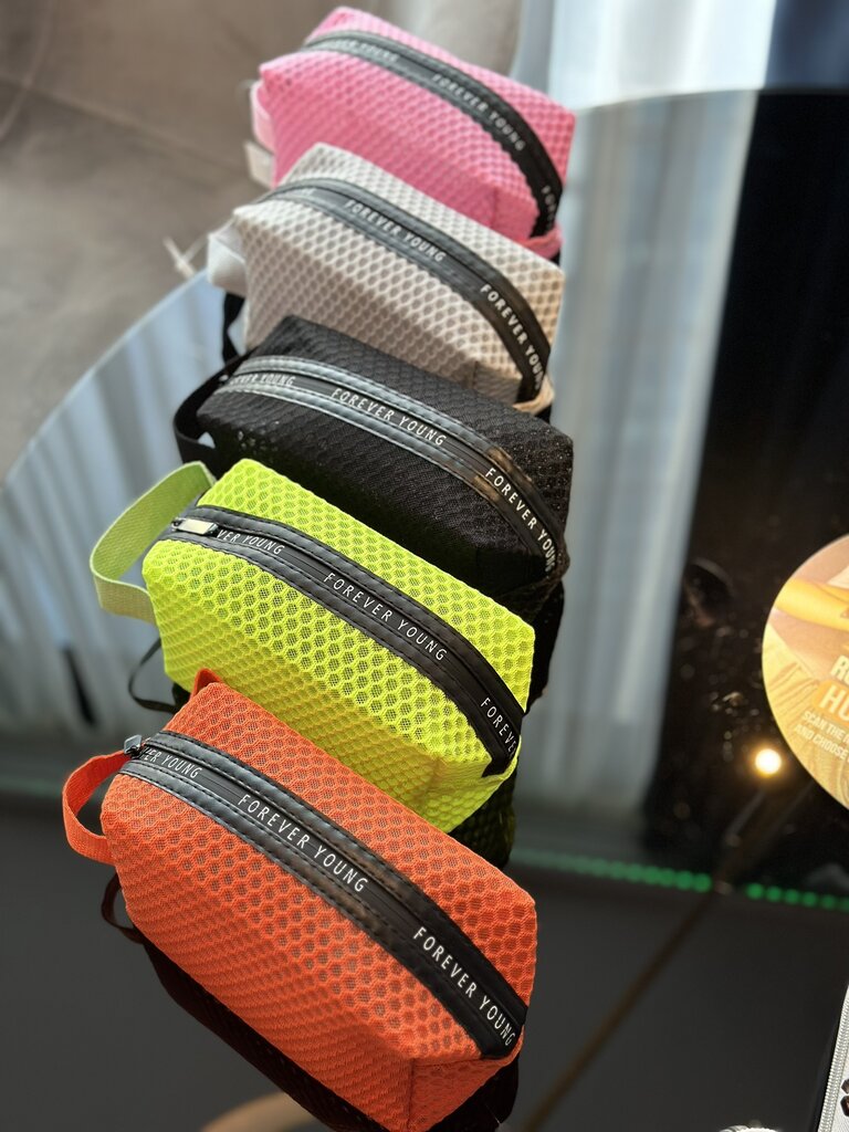 Kosmētikas maciņš, 20 x 11,5 x 10 cm, pelēks