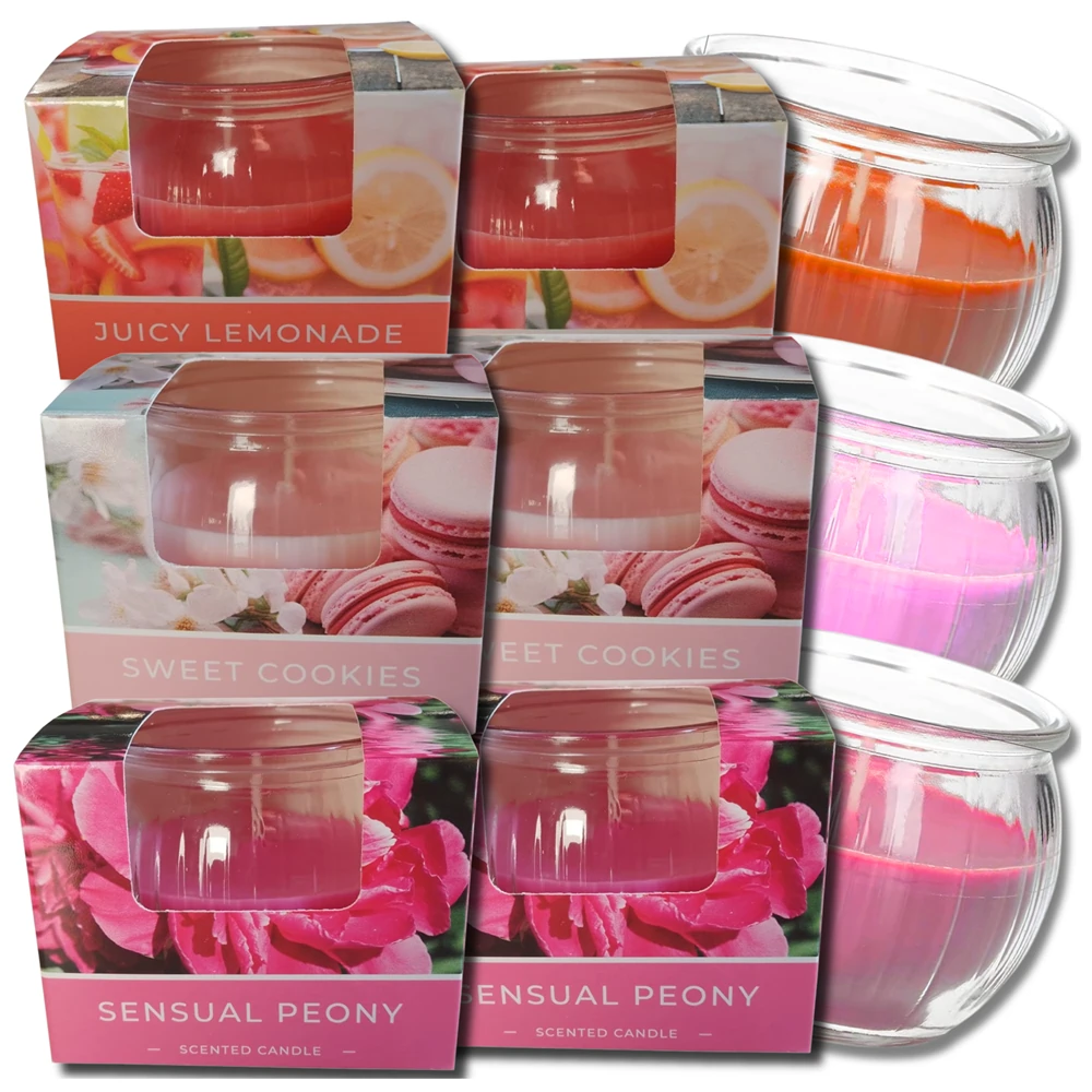 Aromātiskās sveces 6 gab. L1