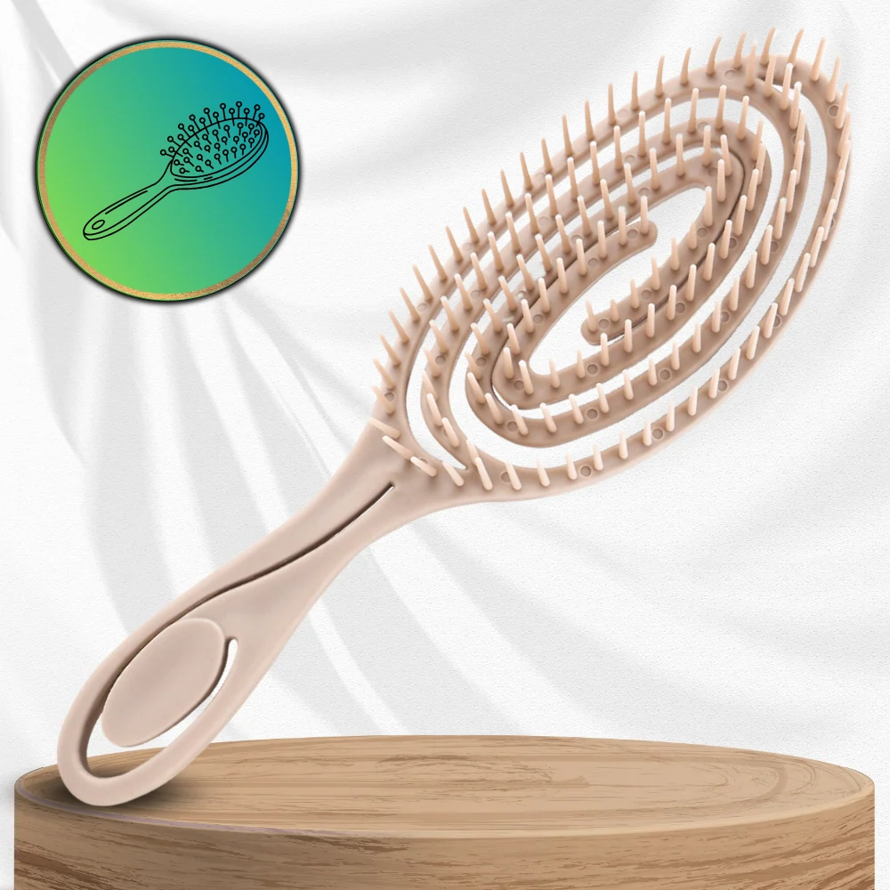 Elastīga ķemme S19, bēša P342