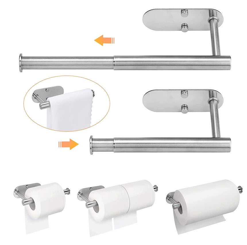 Pašlīmējošs sarullējams papīra dvieļu turētājs 38,3 x 7 x 14,5 cm A81