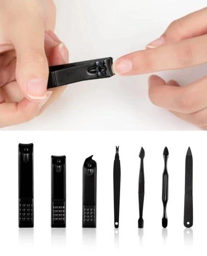 Manikīra un pedikīra instrumentu komplekts, 18 daļas FX2