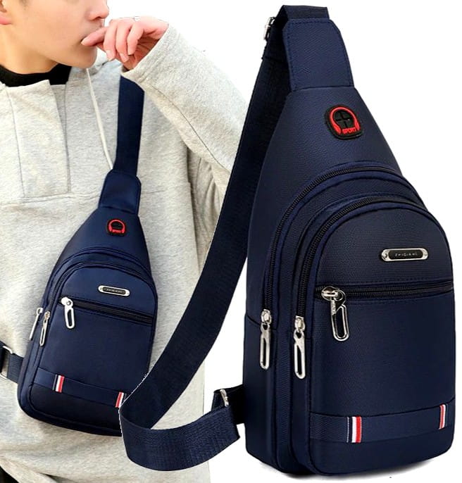 Maza mugursoma, soma vīriešiem T107, zila R283