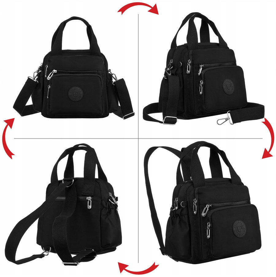 Maza sieviešu mugursoma P36, melna