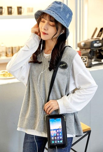 Maza sieviešu rokassoma F111 melna R831