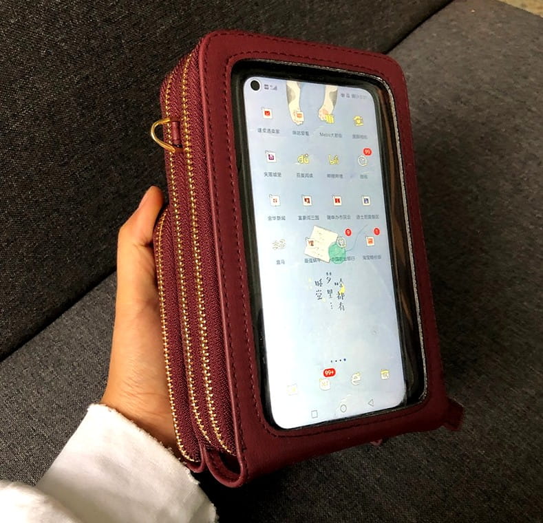 Maza sieviešu rokassomiņa N98 sarkana R813