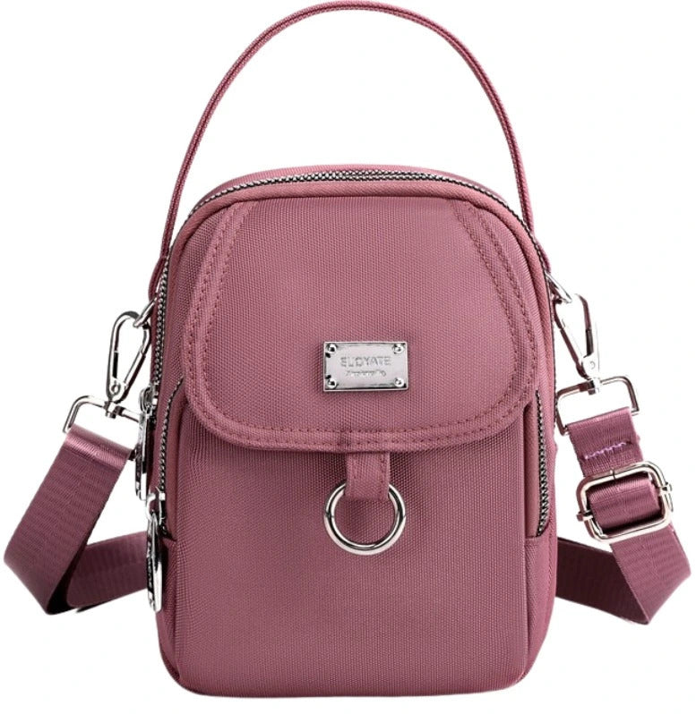 Maza sieviešu rokassomiņa S11, rozā krāsā