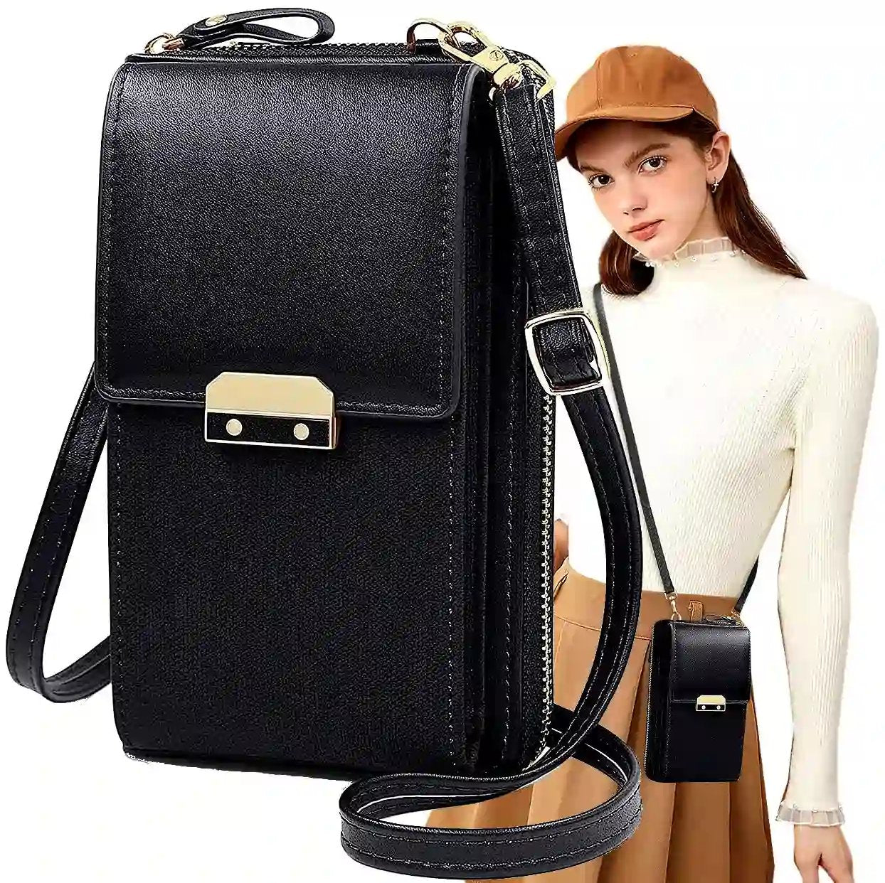 Maza sieviešu rokassoma S50 melna R790