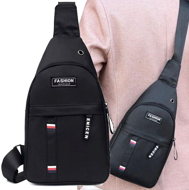 Maza sporta mugursoma vīriešiem L131, melna R281