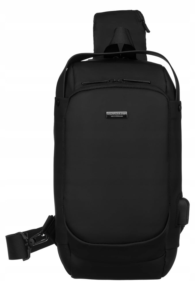 Maza vīriešu mugursoma Peterson S2, melna