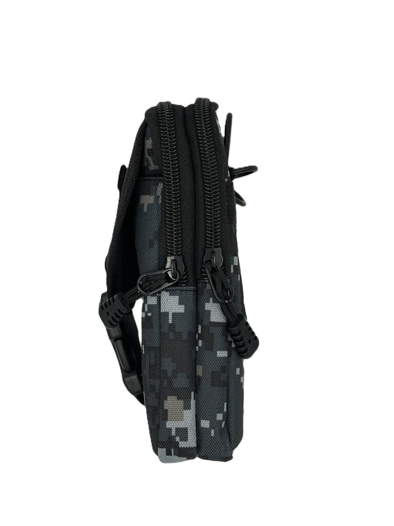 Maza taktiskā soma, vīriešu rokassoma Camo G1, pelēka