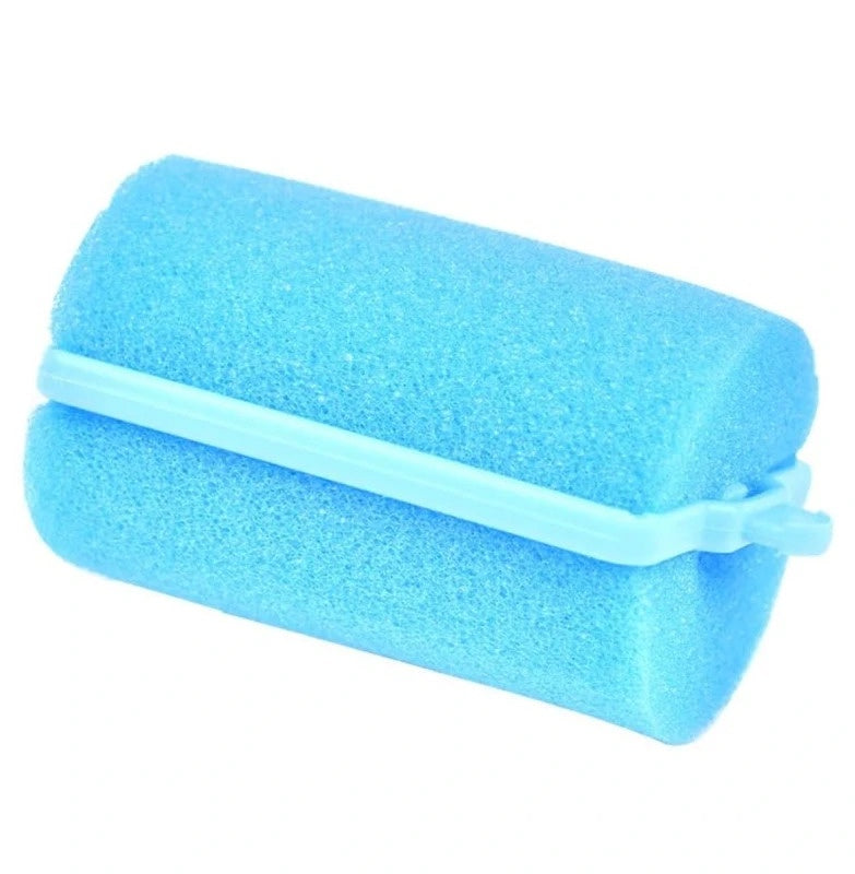 Mīkstie matu ruļļi L1, zili P340