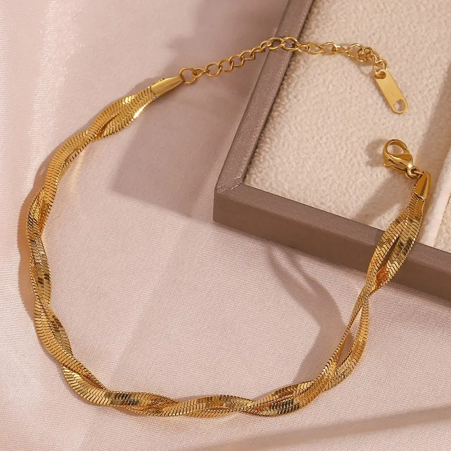 Sieviešu rokassprādze K72, zelta krāsā