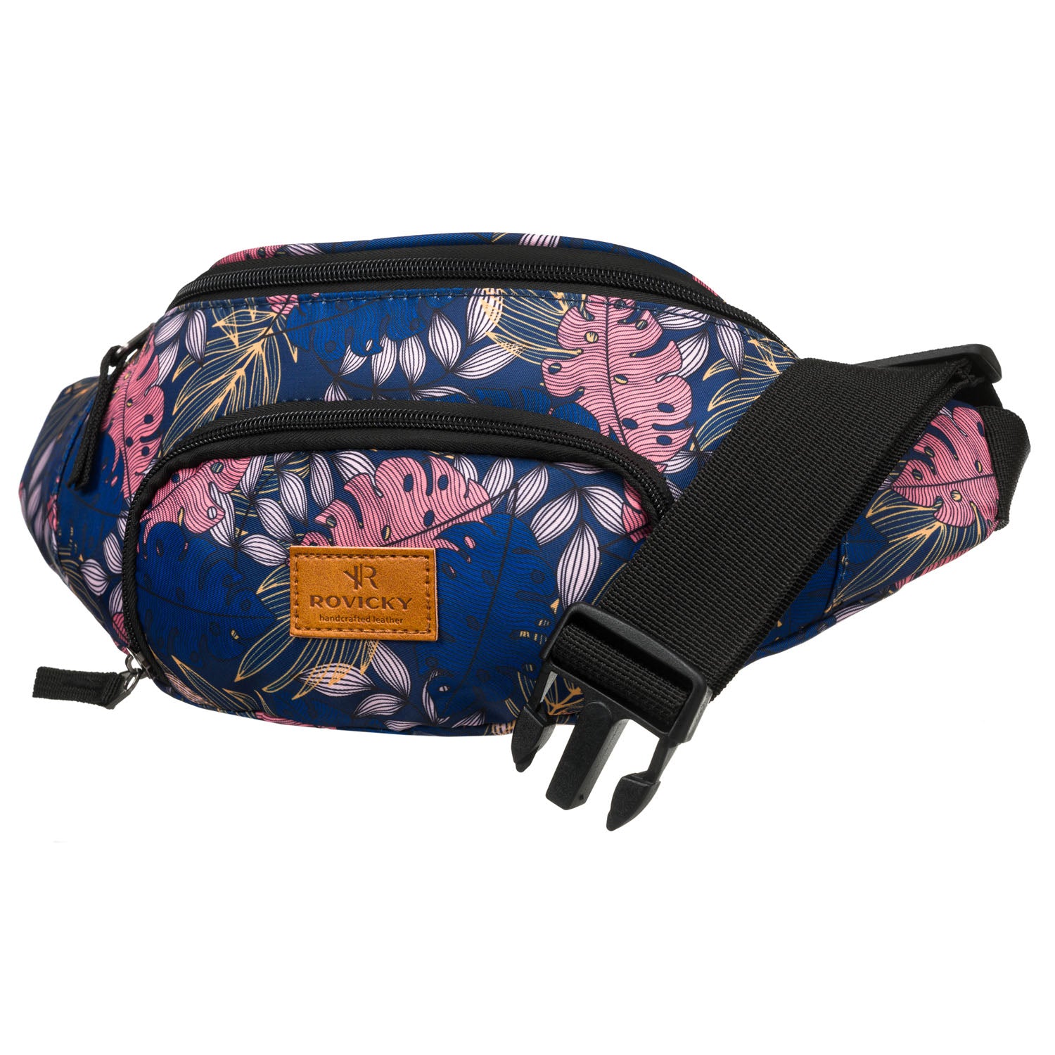 Sieviešu jostas soma, poliesters, ar rāvējslēdzēju R552