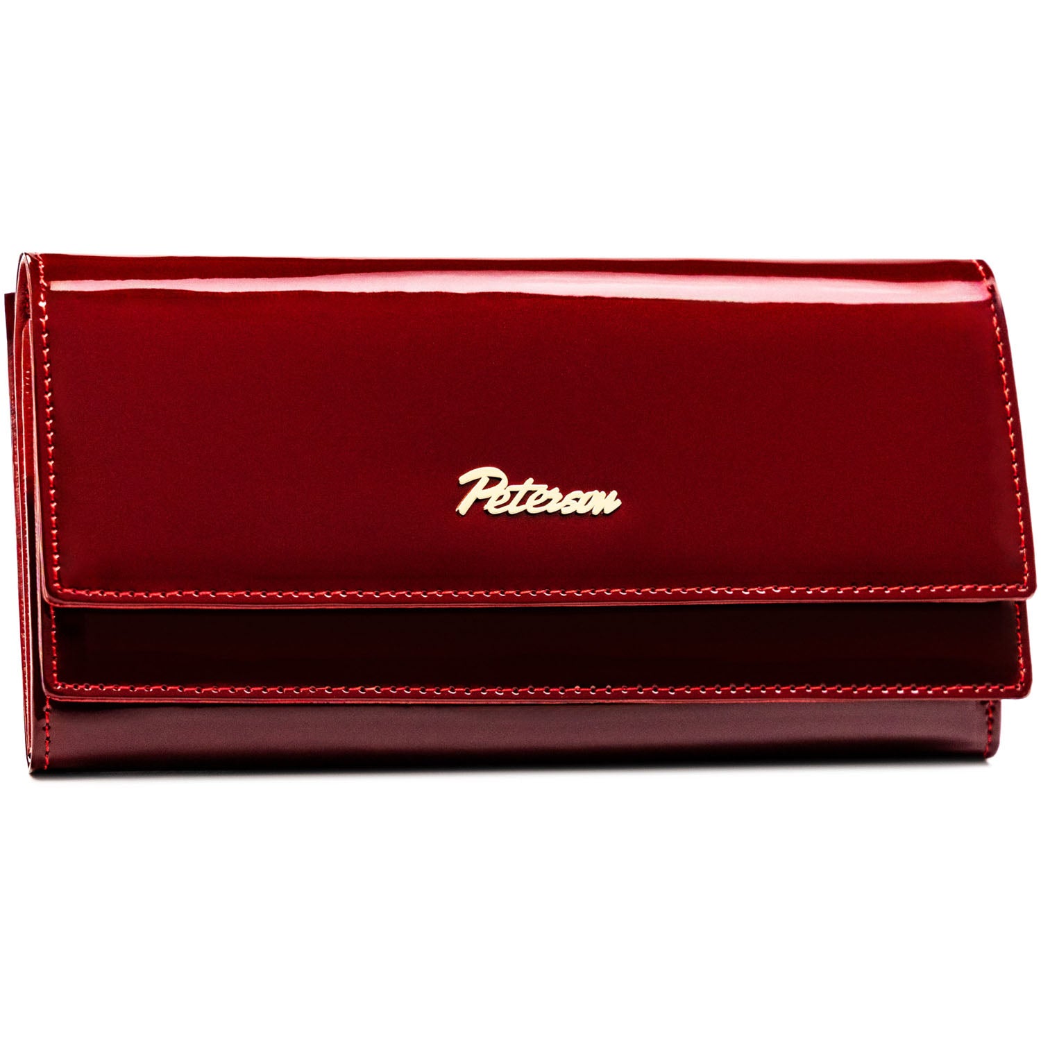 Sieviešu ādas maks, sarkans D1806