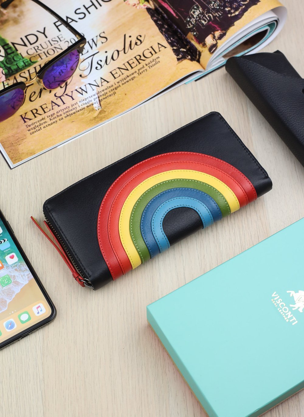 Sieviešu ādas maks Visconti HR-82 D1861