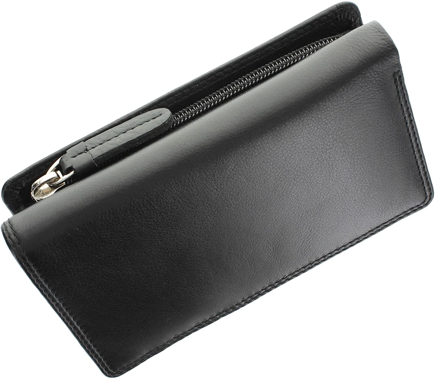 Sieviešu ādas maks Visconti, melns D1815