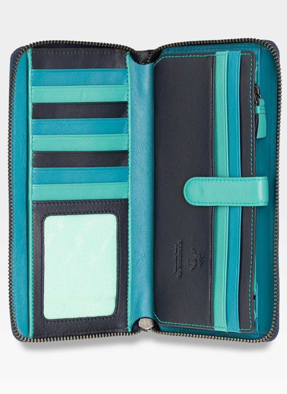 Sieviešu ādas maks Visconti, ar RFID aizsardzību D1814