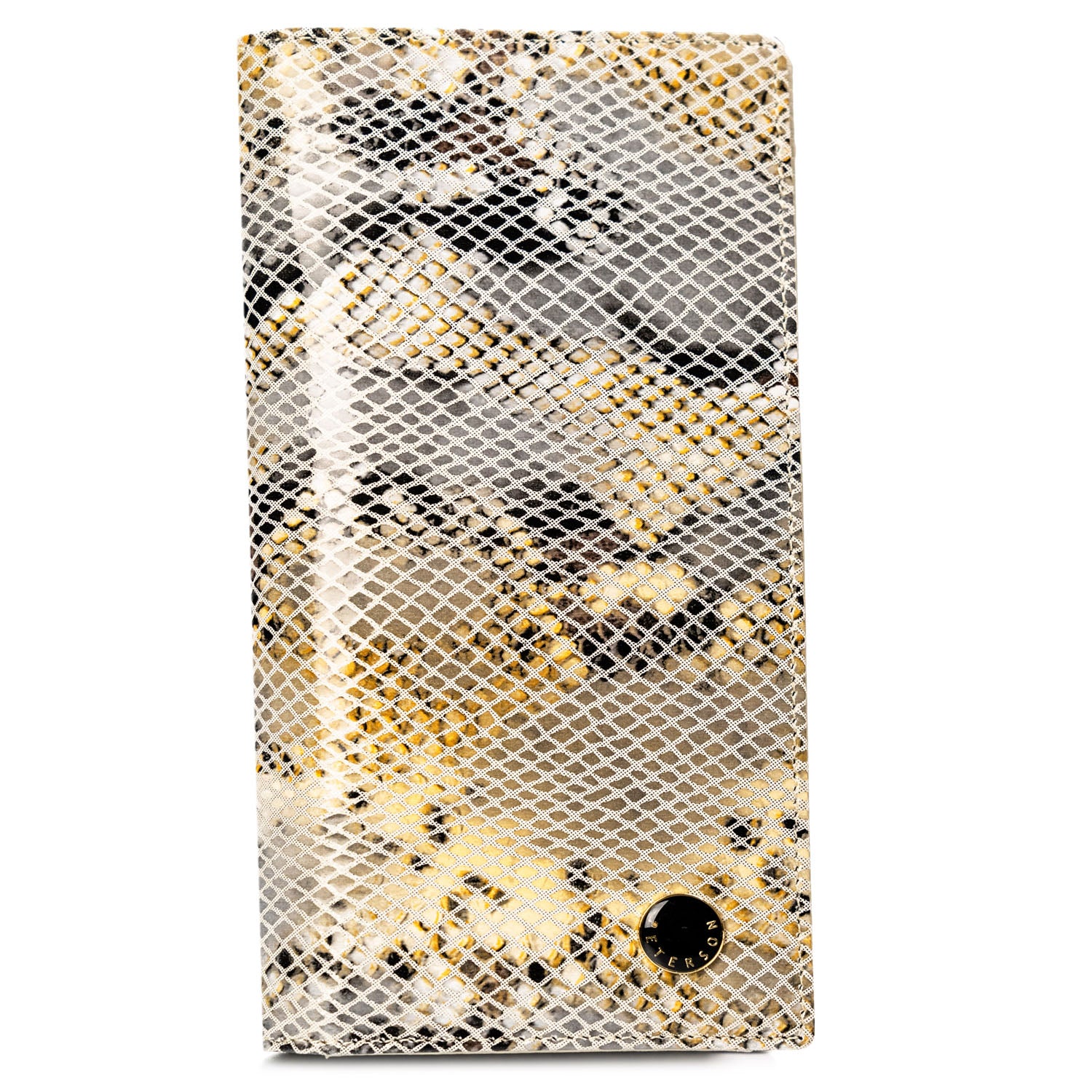 Sieviešu maks bez rāvējslēdzēja, ar magnētu, čūskādas imitācija D1639