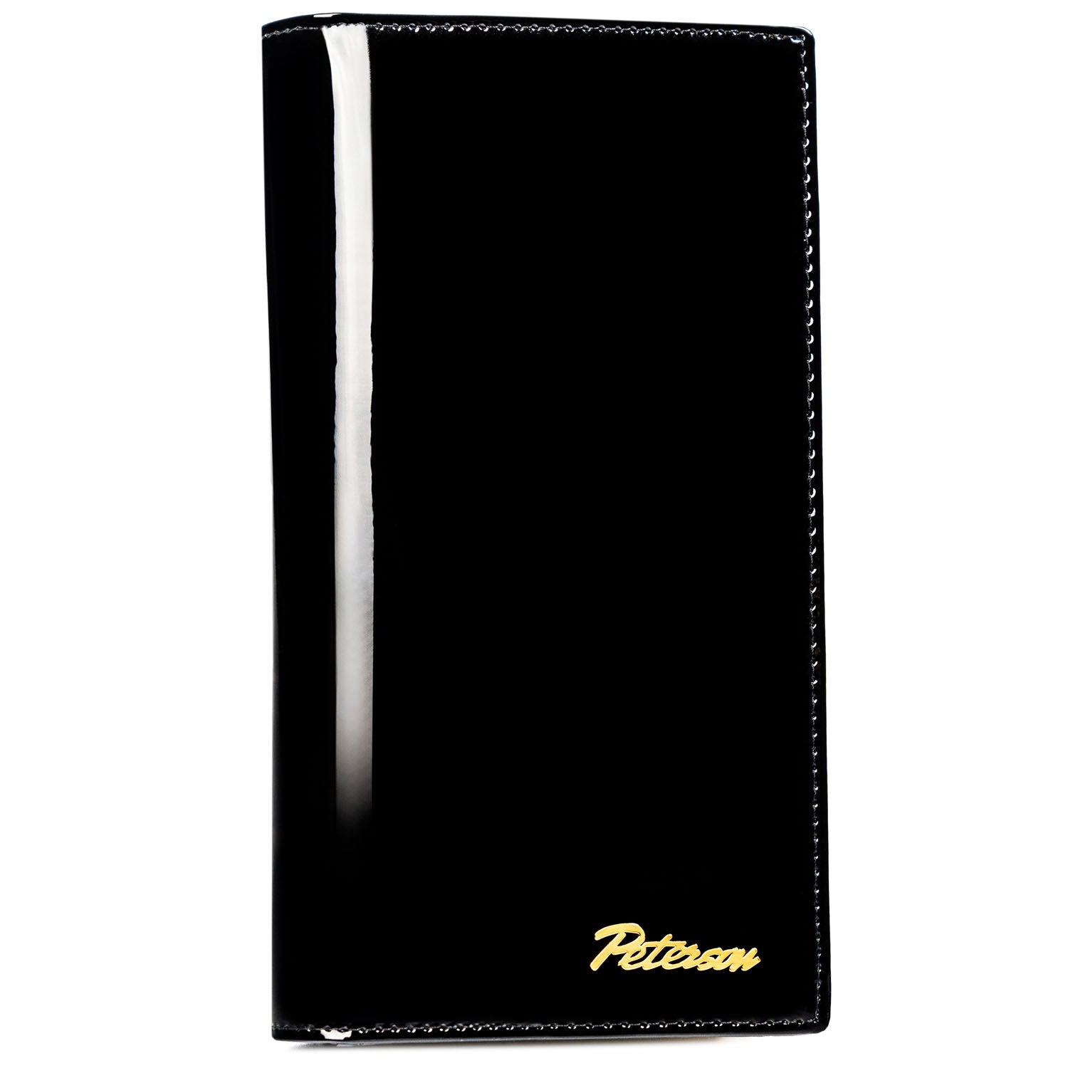 Sieviešu maks, melns, ādas, ar magnētu D1637