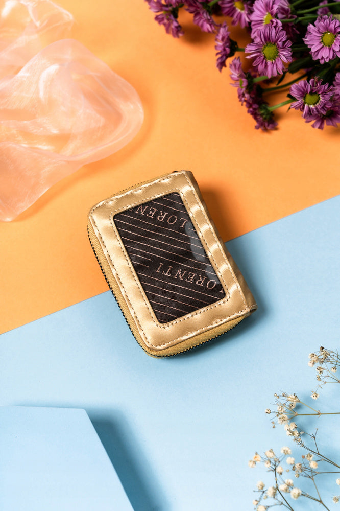 Sieviešu maks Lorenti R11, zelta krāsā D1751