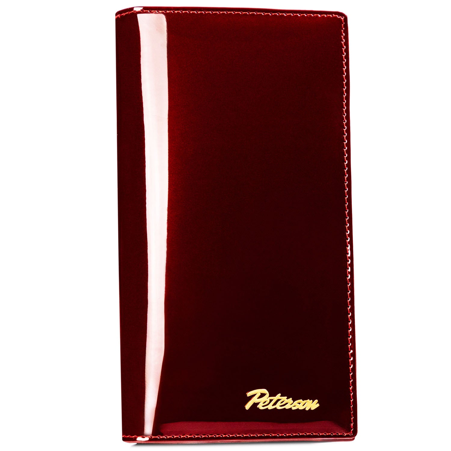 Sieviešu maks, sarkans, ādas, ar magnētu D1626