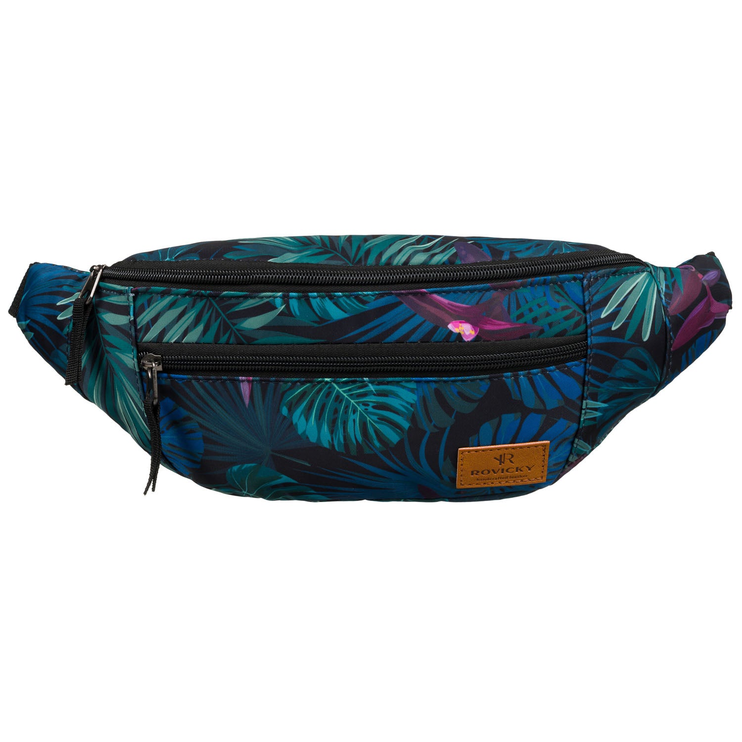 Sieviešu rokassoma, augu raksts, poliesters, regulējama siksniņa R492