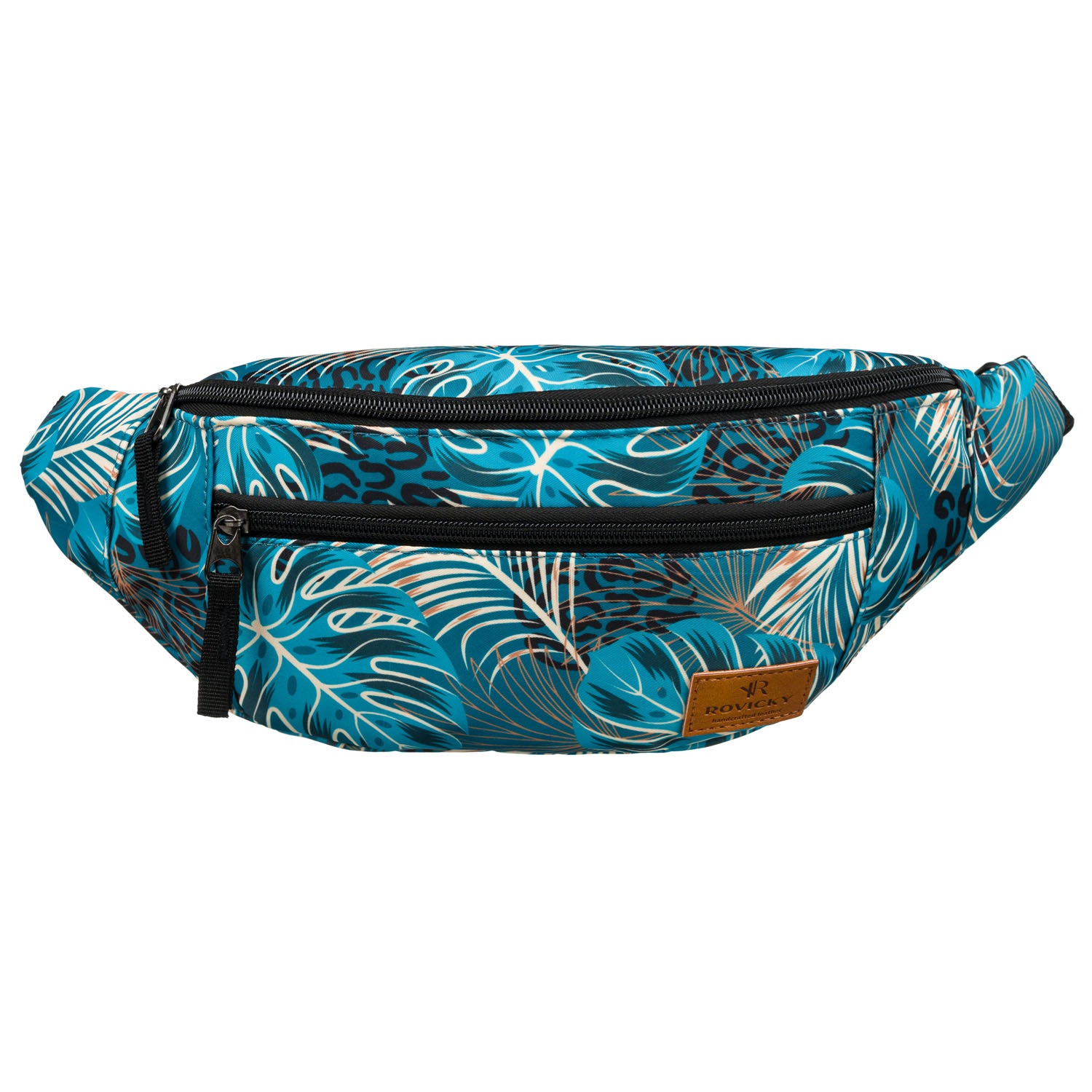 Sieviešu rokassoma, augu raksts, poliesters R494