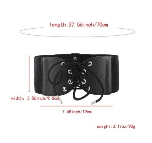 Sieviešu josta F30 melna