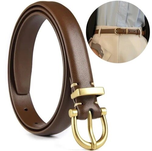 Sieviešu josta F54 brūna