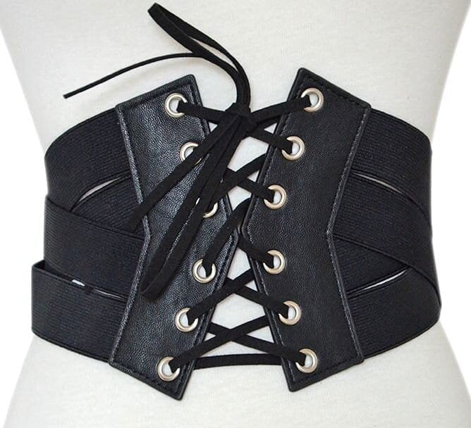 Sieviešu korsetes josta S43 melna