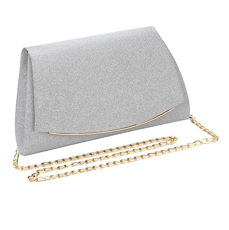 Sieviešu plecu soma, sudraba krāsā R463