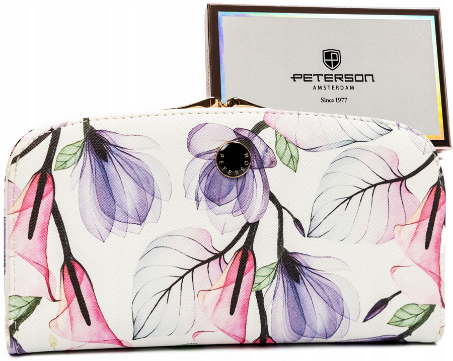 Īstas ādas sieviešu maks Peterson L118 D1597