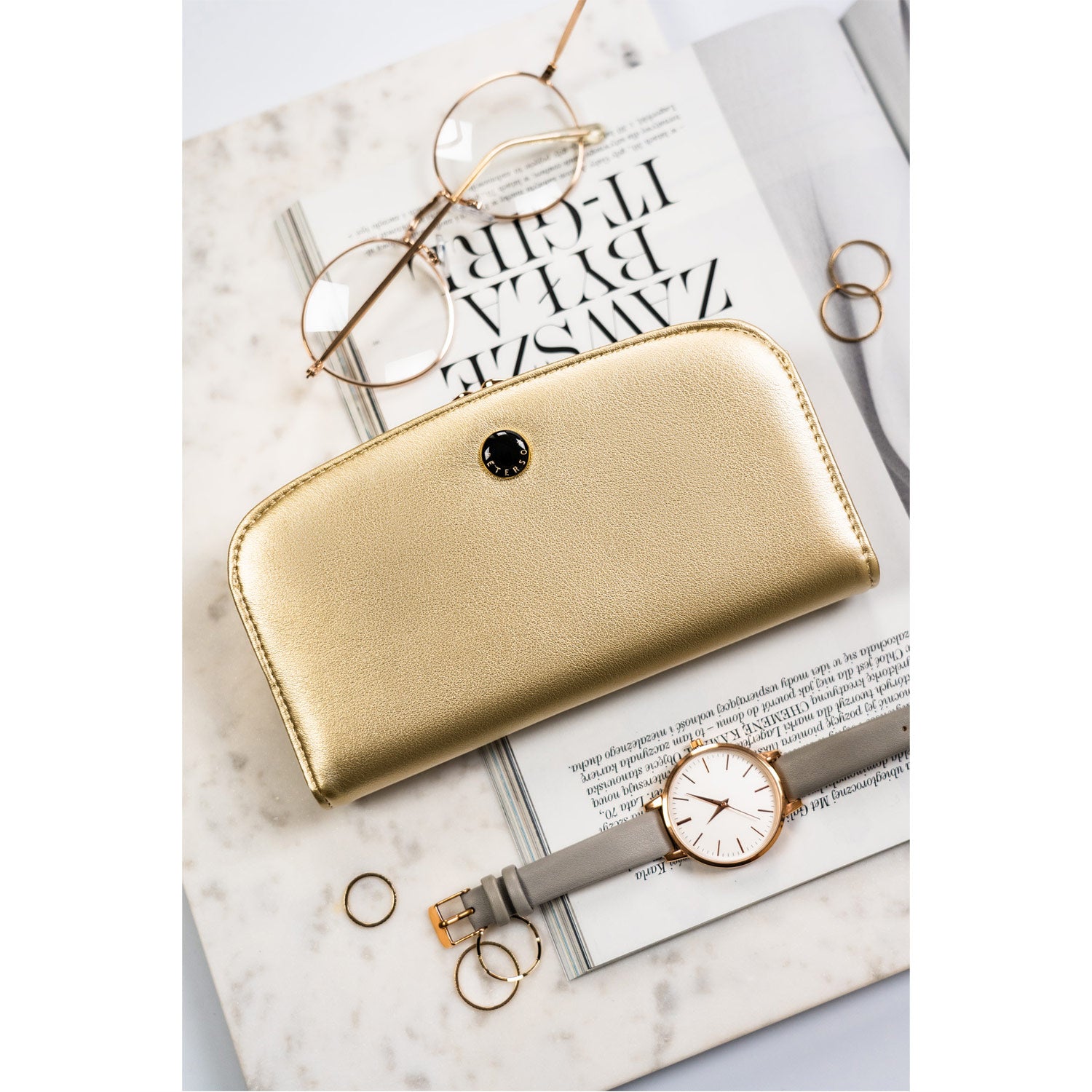 Īstas ādas sieviešu maks Peterson L122 D1592