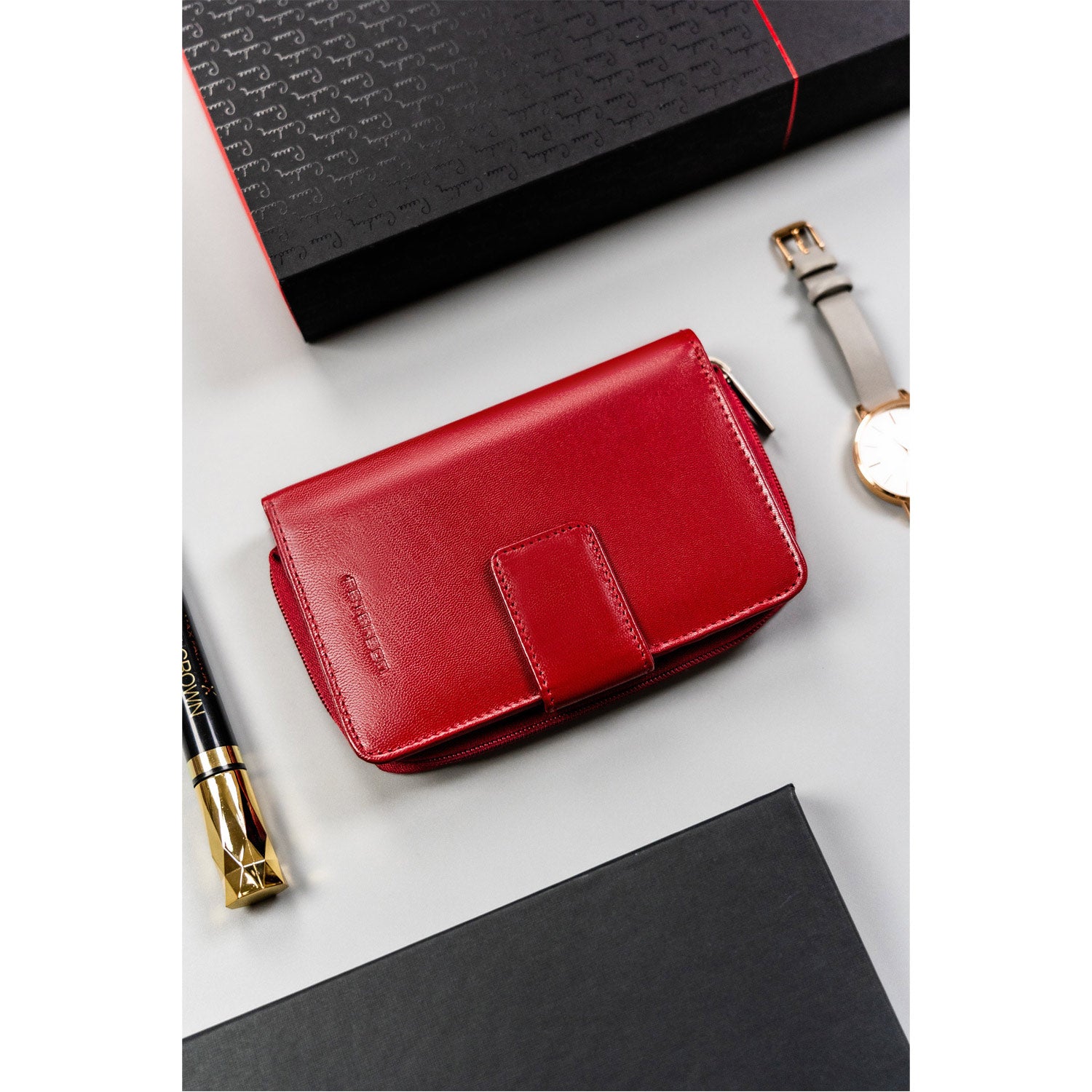 Īstas ādas sieviešu maks Peterson L123 D1591