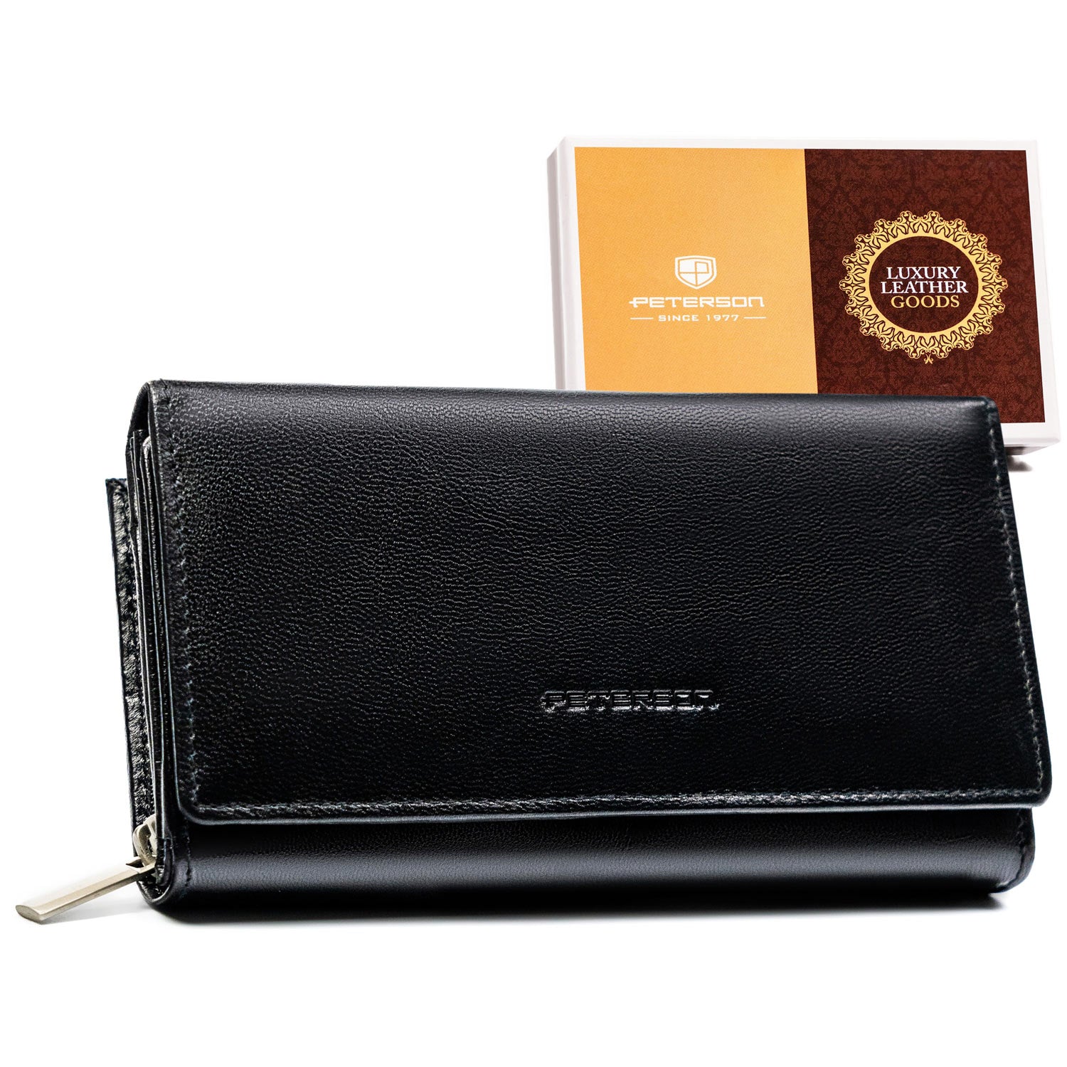 Īstas ādas sieviešu maks Peterson L126 D1588