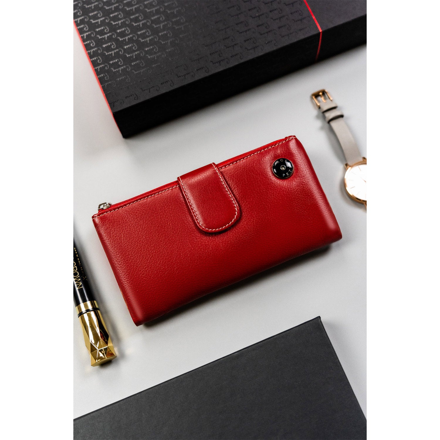 Īstas ādas sieviešu maks Peterson L131 D1582