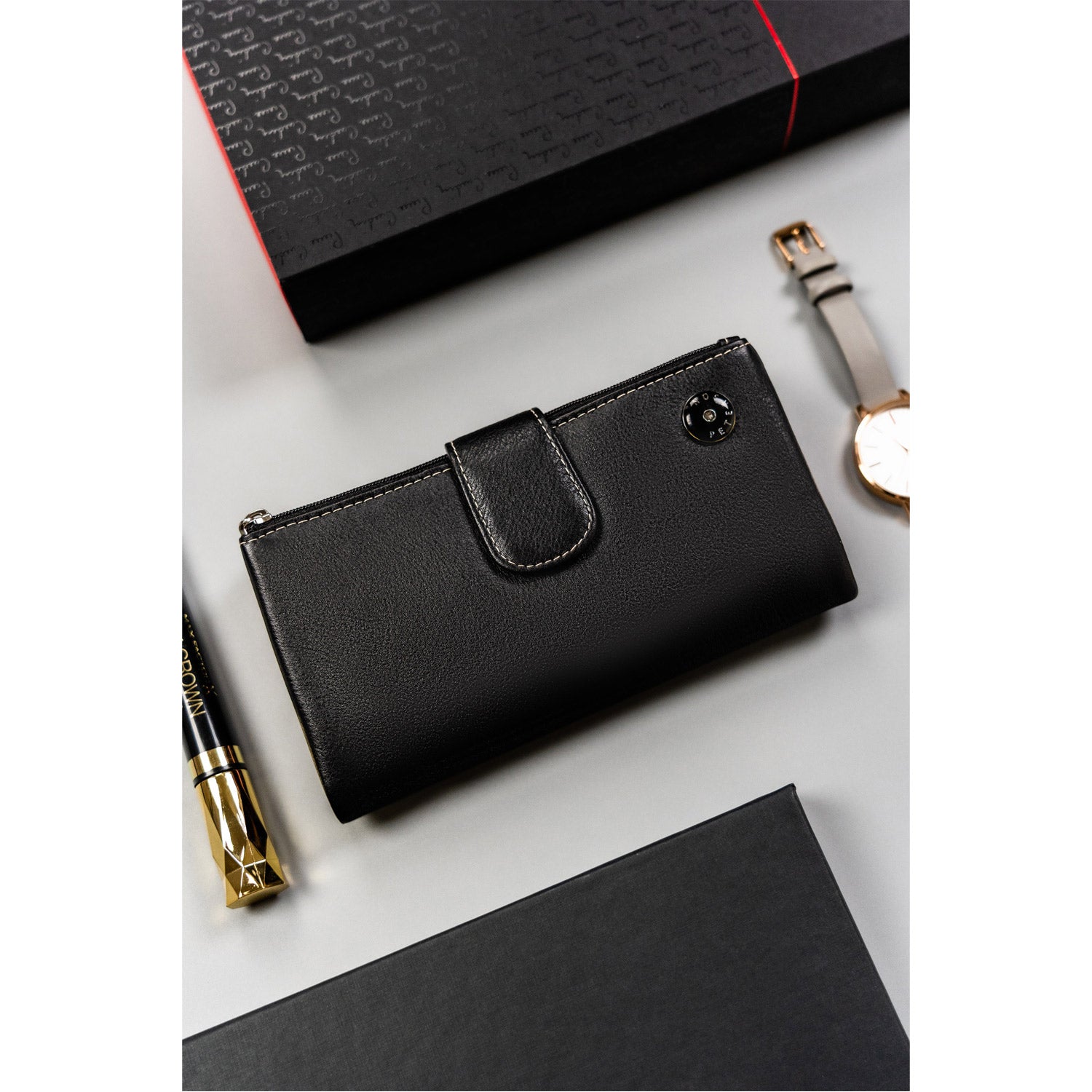 Īstas ādas sieviešu maks Peterson L132 D1581