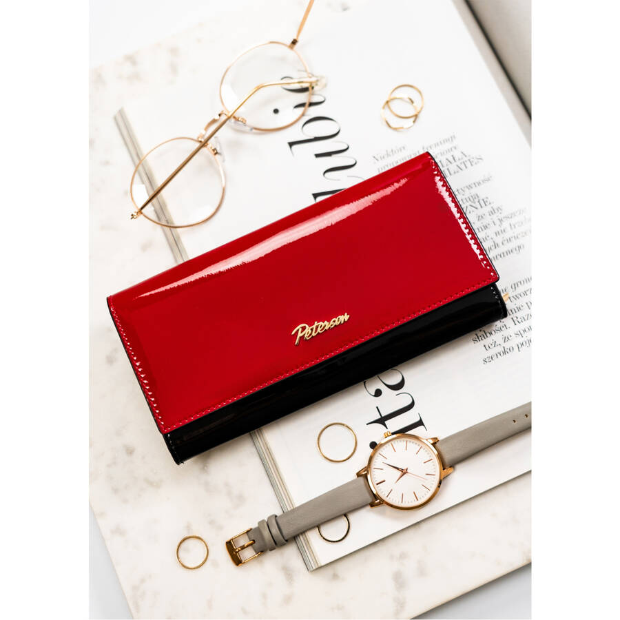 Īstas ādas sieviešu maks Peterson L146 D1566