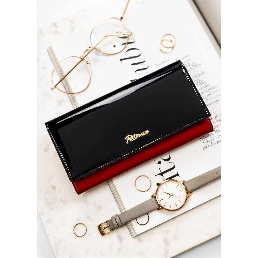 Īstas ādas sieviešu maks Peterson L147 D1565