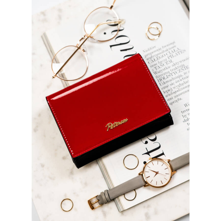 Īstas ādas sieviešu maks Peterson L156 D1555